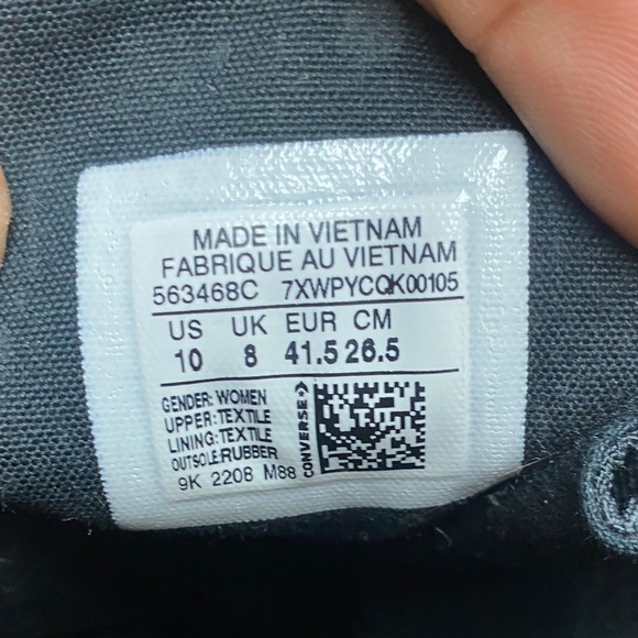 Converse Chuck Taylor GR82 Extra High Women’s Black Brown Platform Boots Size 10 - Picture 16 of 16